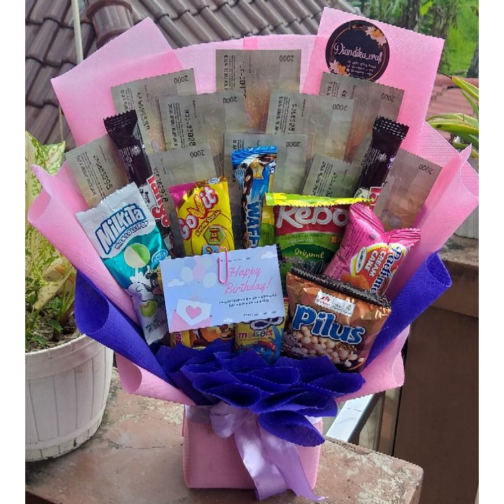 

buket snack/buket uang
