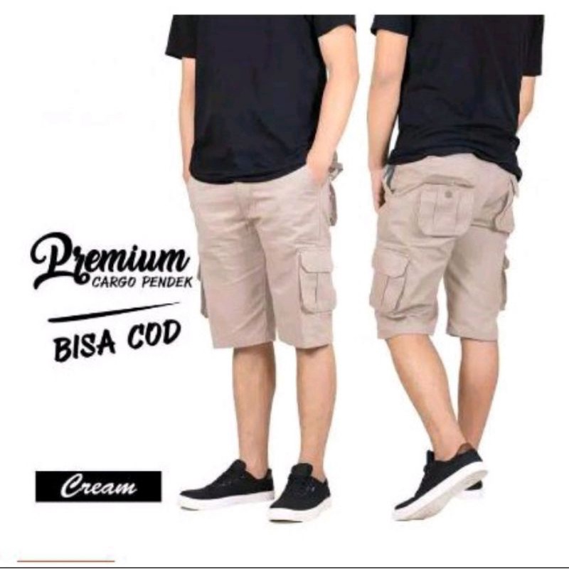 Celana Cargo Pendek Pria Cargo Pdl Keren Quality