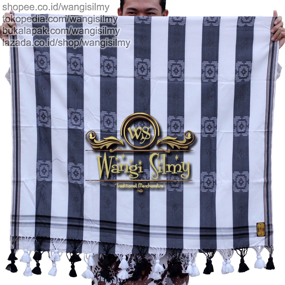 Sorban Wadimor Jaguar Kualitas Bagus, Sorban Wadimor Black White, Sorban Haji, Sorban Premium