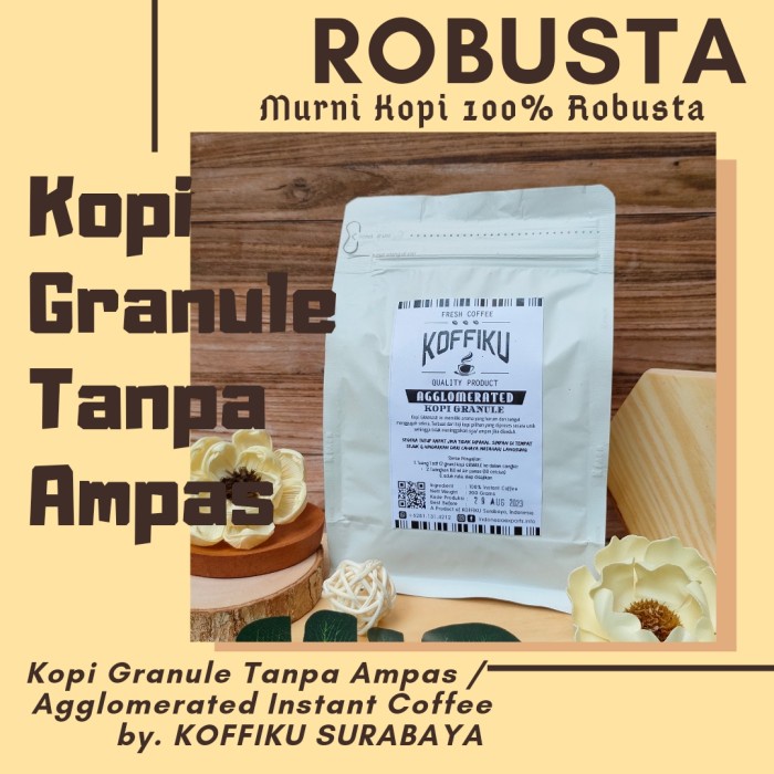 

Agglomerated Instant Coffee / Kopi Agglomerated / Kopi hitam