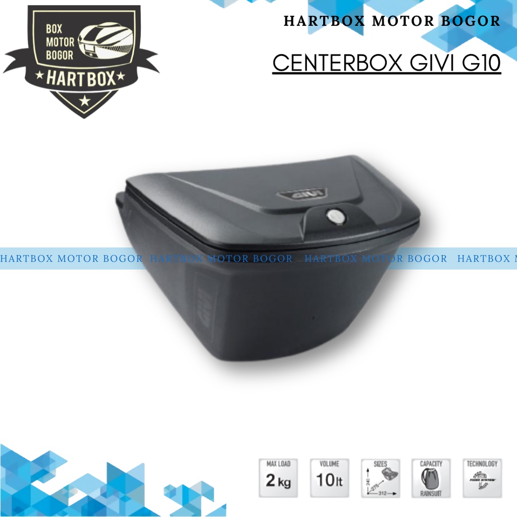 Box Tengah Motor Givi G10 | Box Givi G10 | CenterBox G10 Supra Revo Dash Blade GTR Jupiter MX