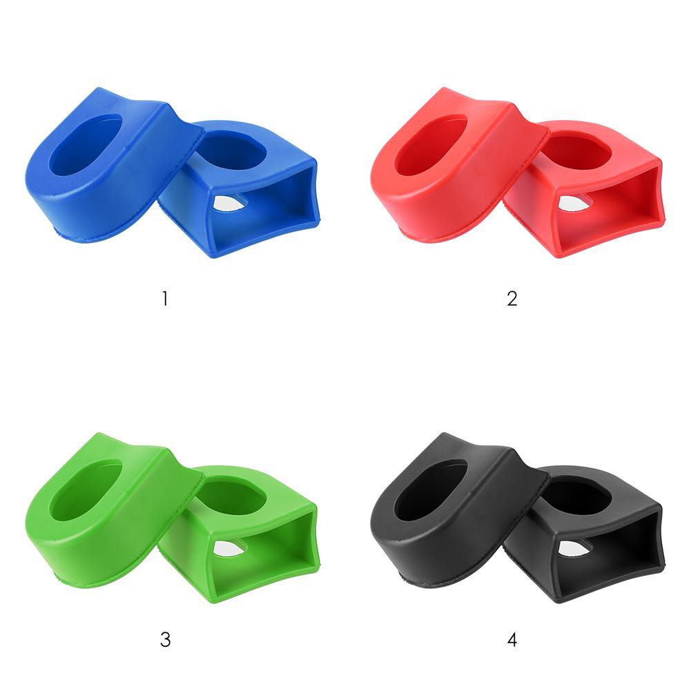 MOJITO 2pcs/Set Silicone Bicycle Crankset Crank Wheel Protective Sleeve Protector