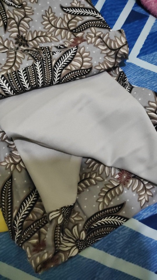 Tey-17 Batik Wanita Asj Sa Hrb026 Kenongo Kemeja Tosca Pendek