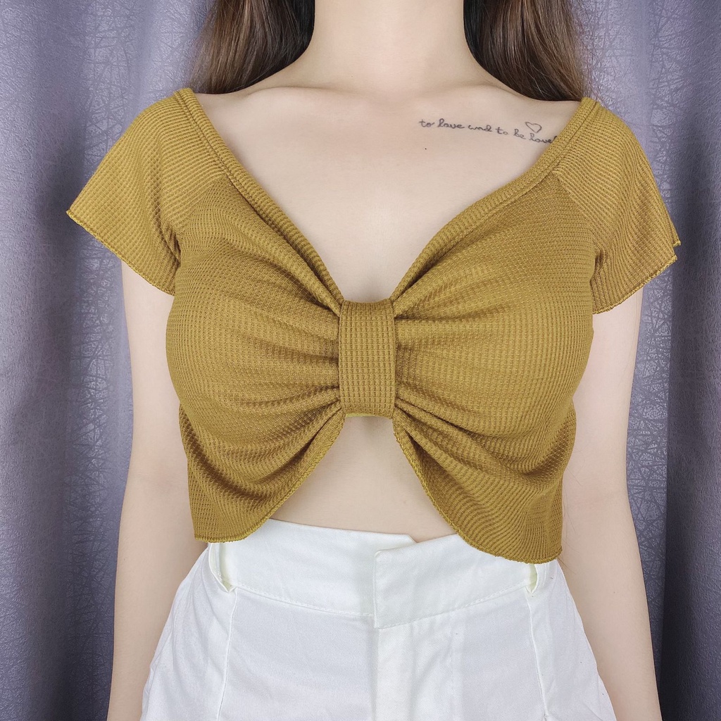 Croptop Ribbon Summer RIB / croptop pita