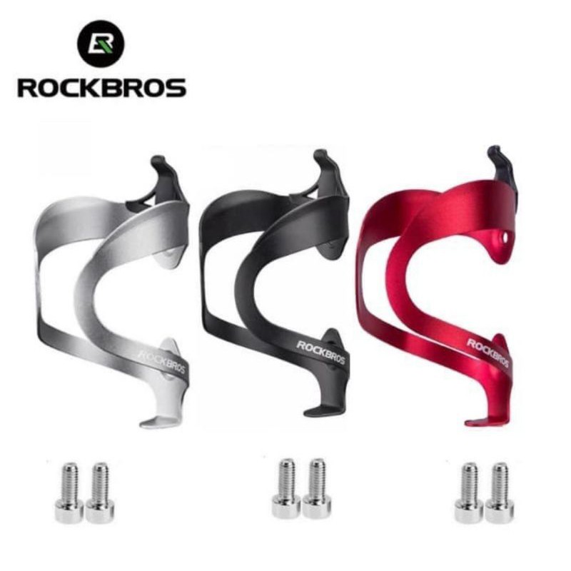 Rockbros Tempat Botol Minum Sepeda Alumunium - Rockbros Holder Botol Sepeda MTB Road Bike