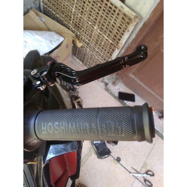 Termurah Grip handgrip sarung gas YOSHIMURA HARGA SEPASANG KIRI KANAN