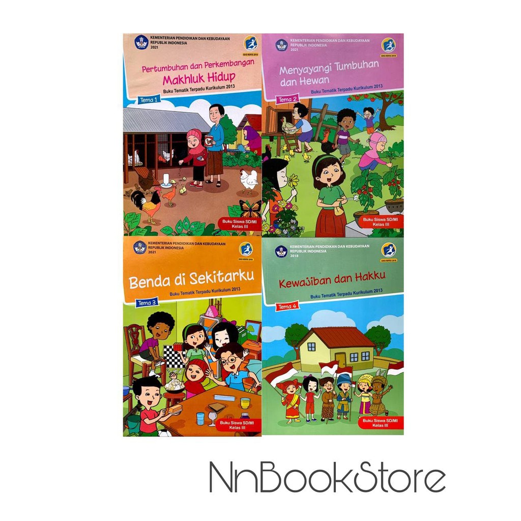 BUKU TEMATIK KELAS 3 SD (TEMA 1,2,3,4)