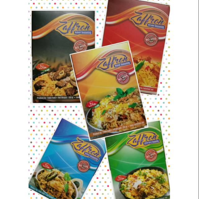 

Bumbu nasi merk zaffron (100 gram)