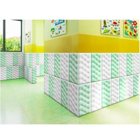 Duawarna Wallpaper Foam 3D Headboard Bedfoam Sticker Bed Wall Sticker Stiker Kepala Kasur Pelindung Tembok Dinding Busa Bayi Dekorasi DE109-5