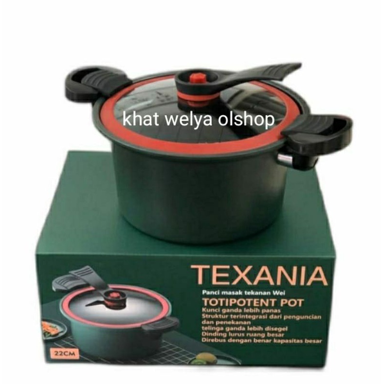 PANCI PRESTO VIRAL TEPLON 3,5 LITER PRESSURE COOKER POT ANTI LENGKET TOTTIPOTENT POT 22CM