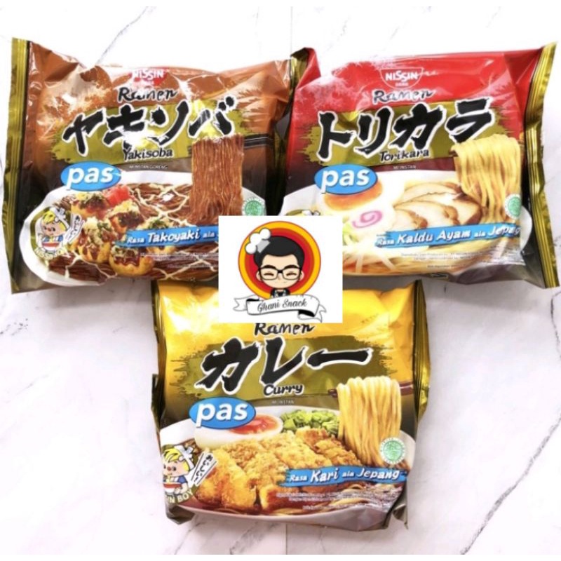 

Nissin Ramen Ukuran PAS 80gr - mie nikmat enak - PAS TORIKARA