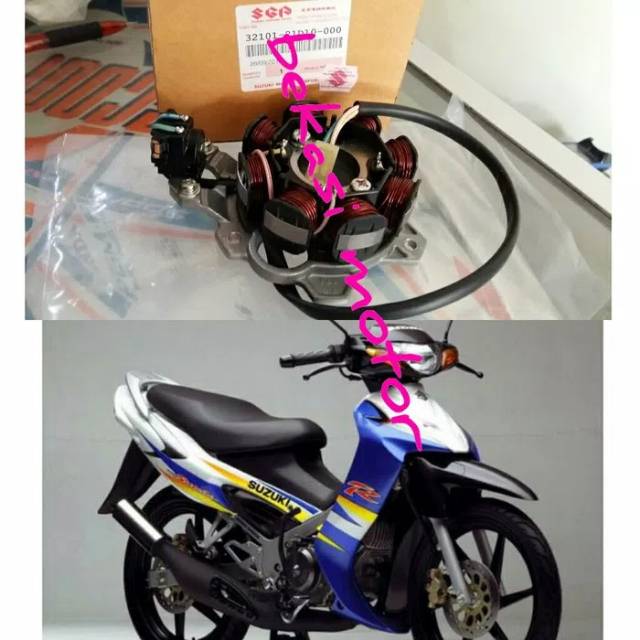 32101-21D10 stator sepul spul suzuki satria 2tak hiu LSCM original impor