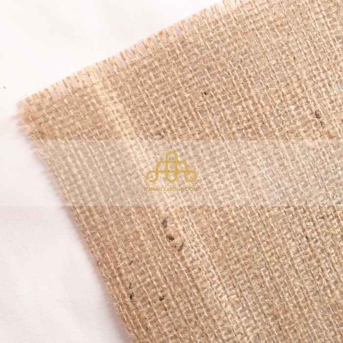 Kain Goni import 50cm - Kain Goni Rustic - Bahan Karung Goni - Goni Impor Murah - Burlap Fabric - Hessian Cloth