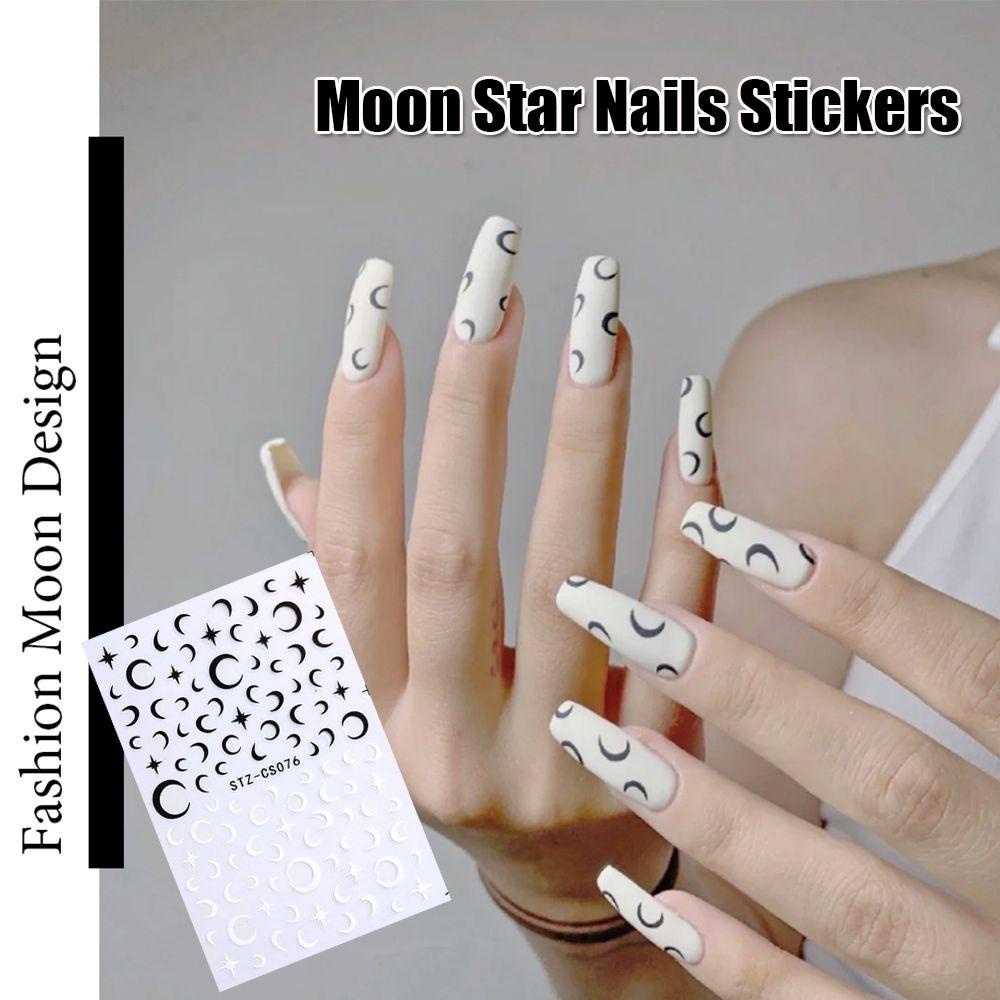 [POPULAR] Beauty 3D Nail stickers Nail Art Decoration Fire Flame Star Moon Fashion Trend Sexy DIY Manicure Self-Adhesive Decals