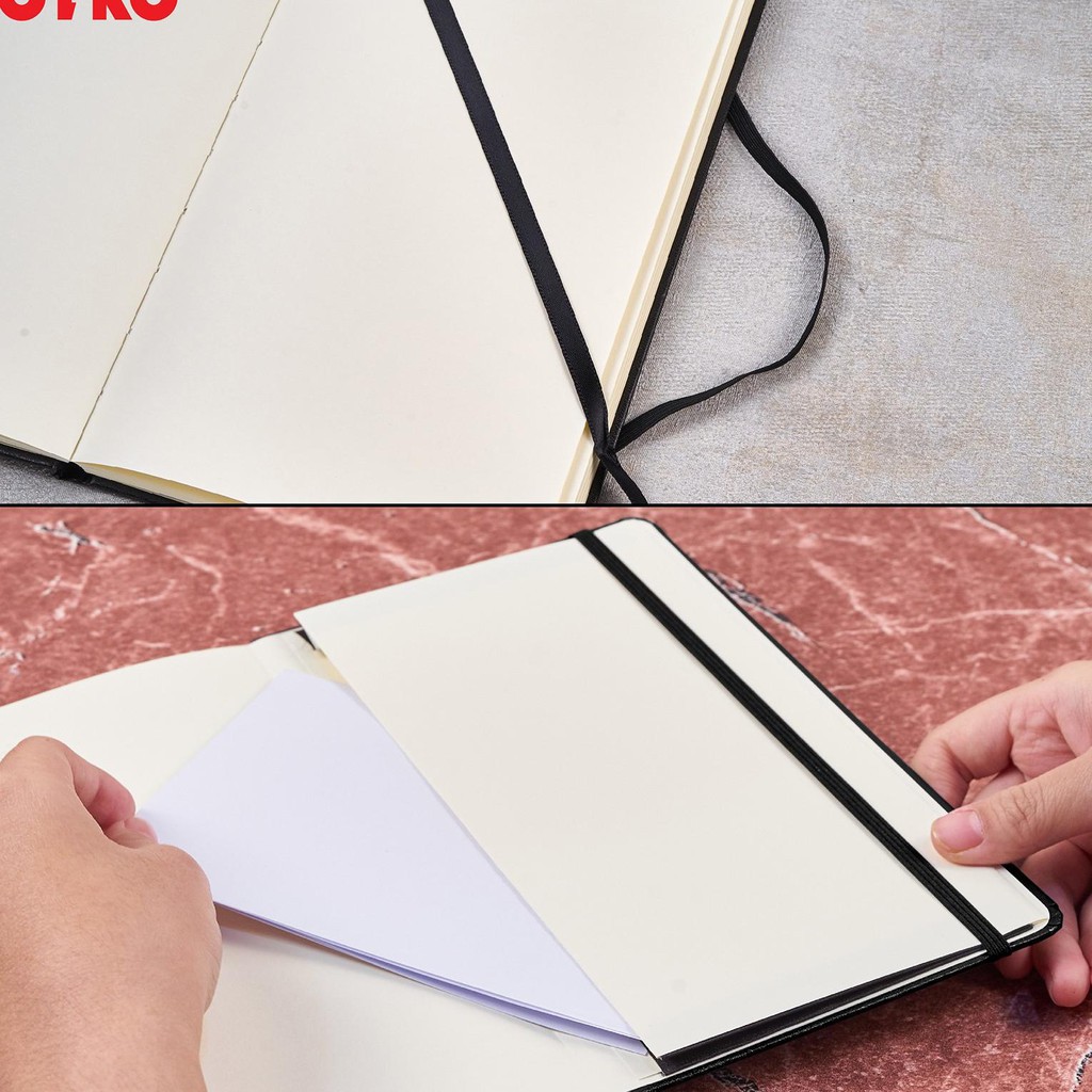 PLAIN HARDCOVER NOTEBOOK A5 | POCKET | JOYKO NB-703 | DIARY | BUKU CATATAN POLOS | 196 hal | 80 gsm-3