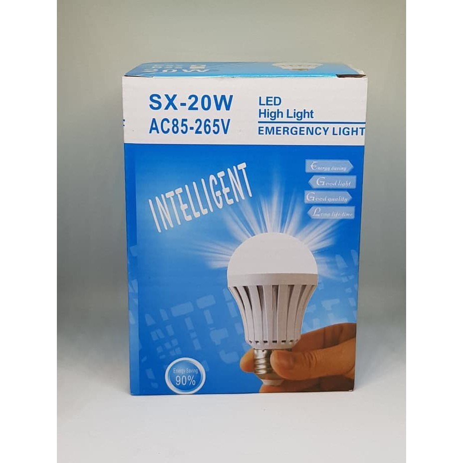 *COD*Bohlam sx 20 watt lampu emergency sentuh nyala