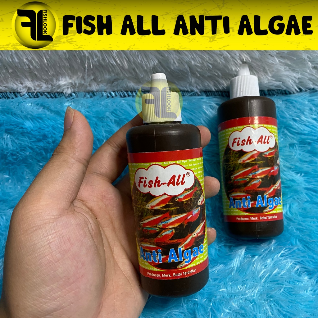 Fish All Anti Algae 100ml Obat Pembasmi Lumut Aquarium Obat Anti Lumut 100 ml