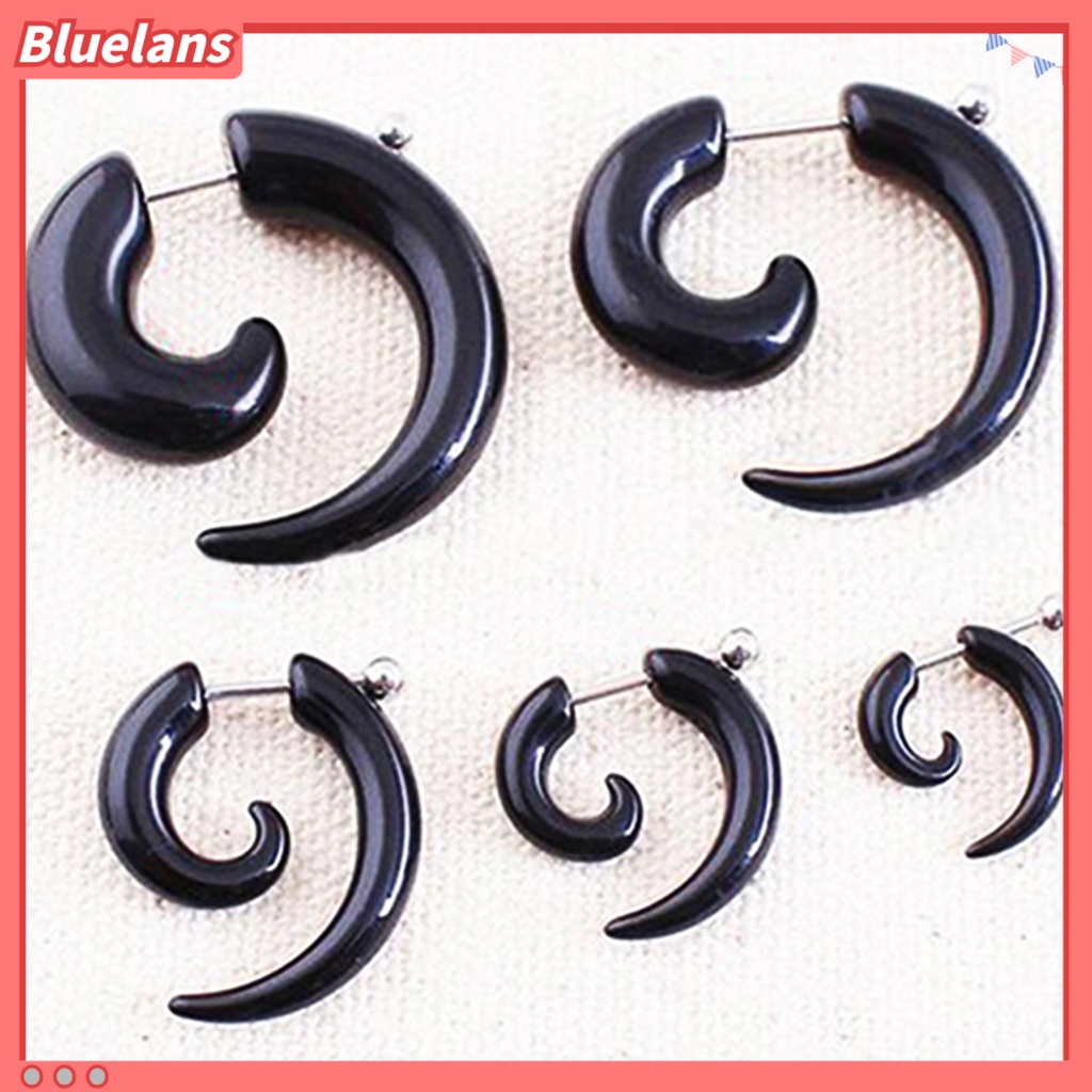 Bluelans Fashion Earring Stunning Punk Rock Style Unisex Snail Pattern Ear Nail