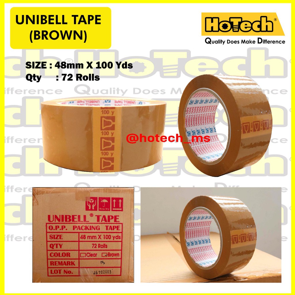 

LAKBAN COKLAT SUPER MURAH COKLAT PROMOOO!!(48MM X 100YARS FULL)/ROLL