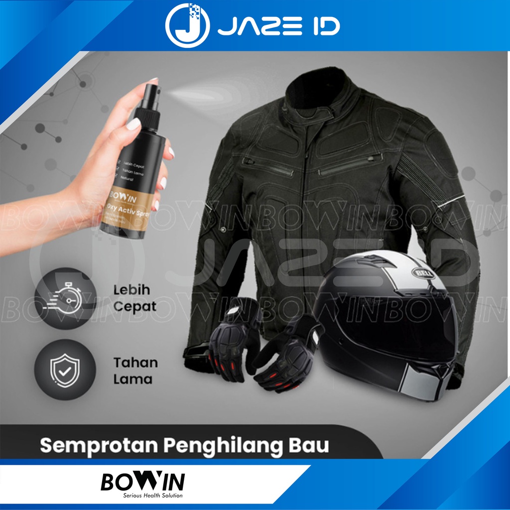 Bowin Activ Spray Semprotan Penghilang Bau Helm Bau Jaket Sepatu Tas