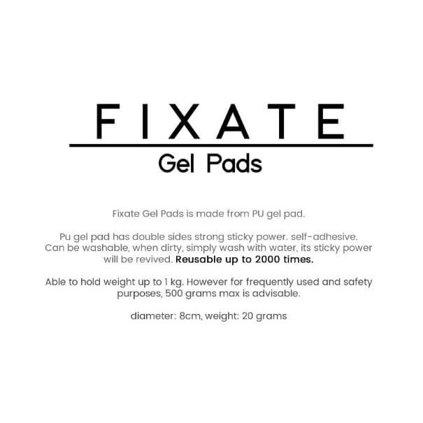 

Fixate Gel Pads Bulat (Original) Holder Perekat Serbaguna Op294
