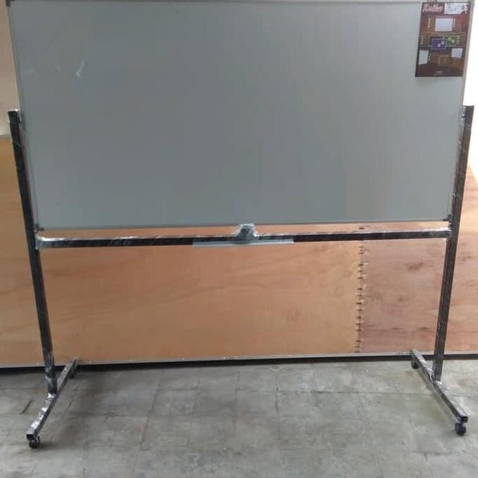

PPAPAN TULIS WHITEBOARD 120X180 SINGLE MAGNETIK + RODA KEIKO EXCLUSIVE