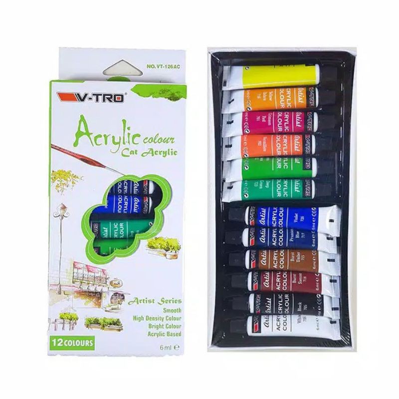 

Cat Acrylic V-Tro 12 Warna