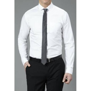  Baju  formal putih  polos  Kemeja formal pria Baju  Kantor 