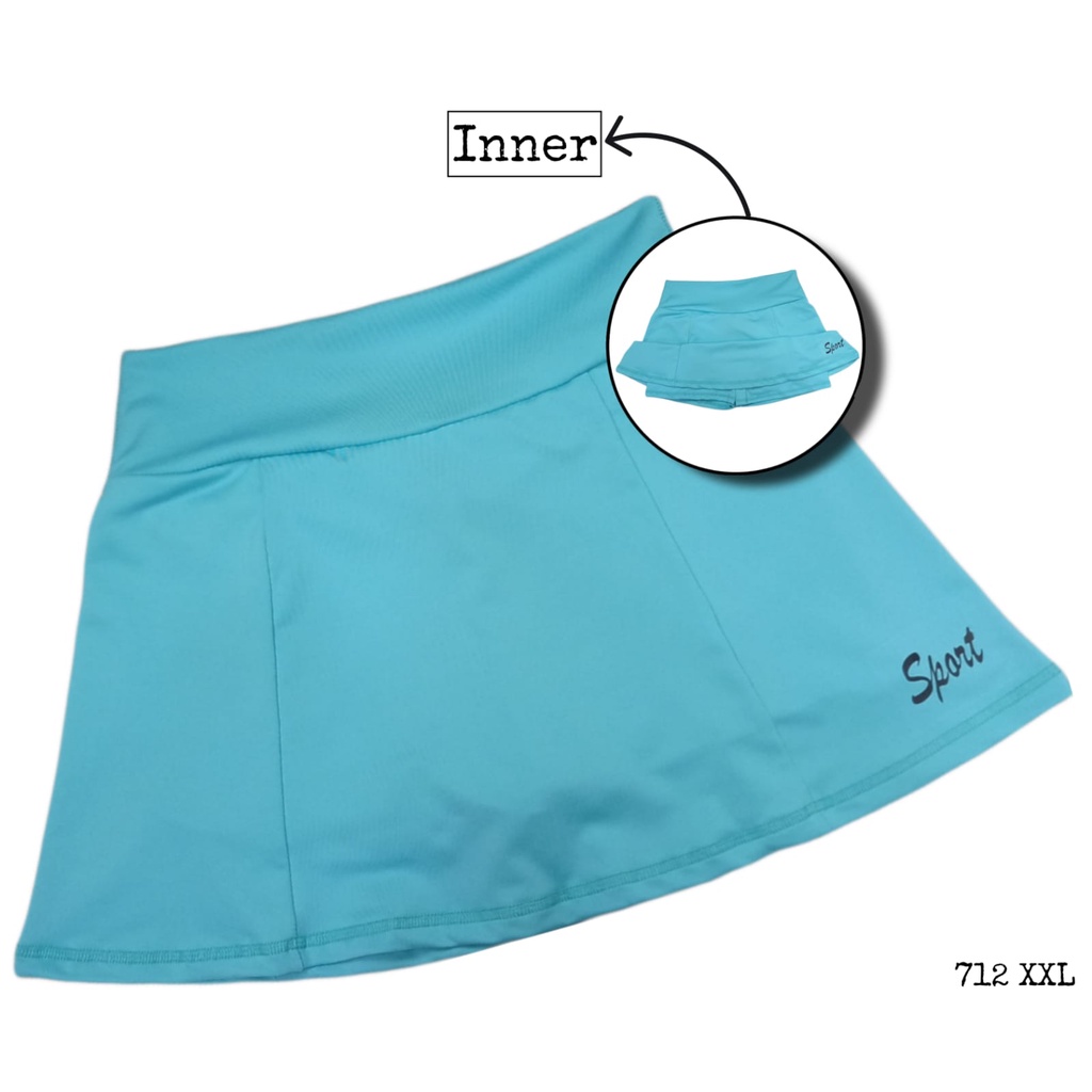 SPORT MINI SKIRT JUMBO/ROK SENAM JUMBO WANITA/ROK OLAHRAGA PENDEK JUMBO WANITA/ROK ZUMBA/ROK YOGA WANITA-RJ20