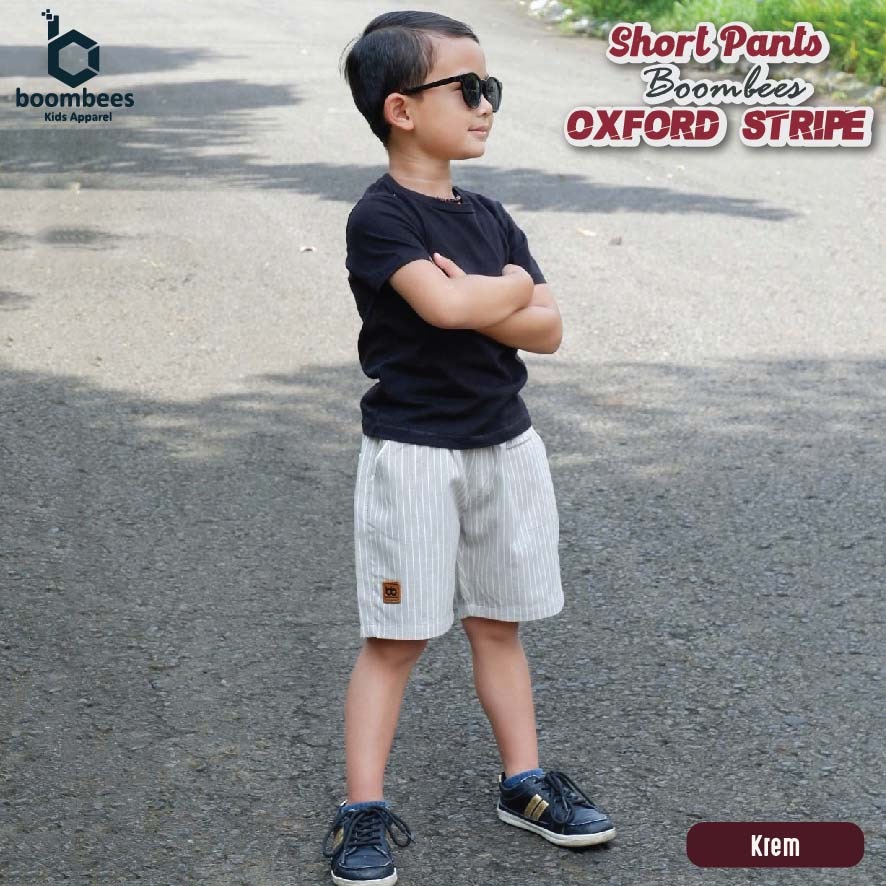 CELANA ANAK LAKI LAKI OXFORD STRIPE SIZE 7-12TH