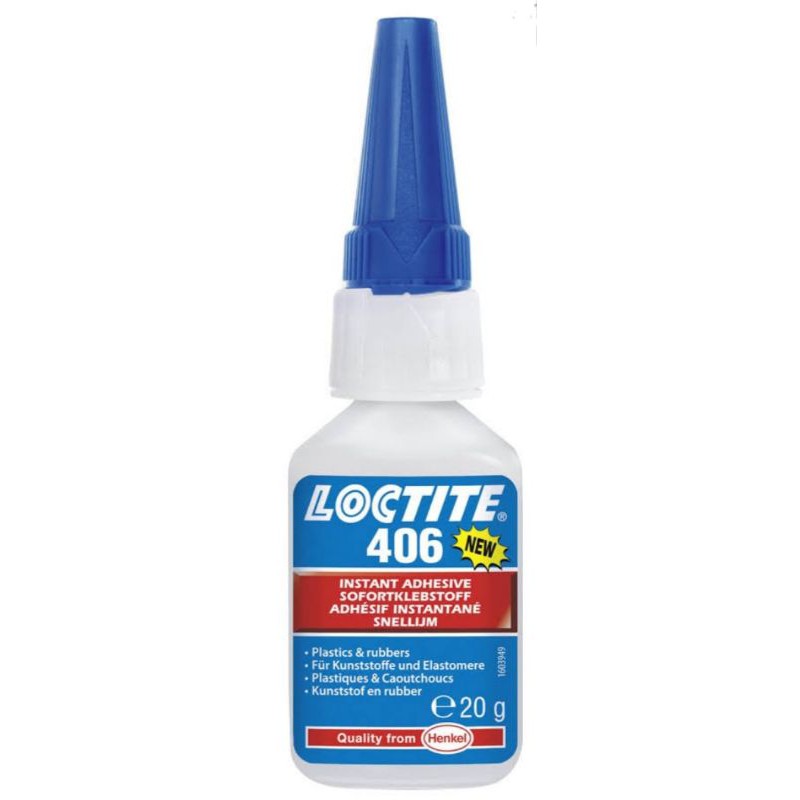 

Lem Super, Viskositas Rendah, LOCTITE 406, 20 g, Cyanoacrylate, Kelembaban