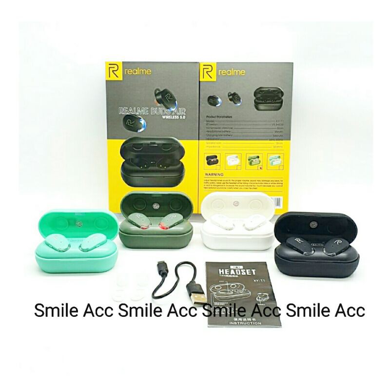 Headset bluetooth Realme XY-T1 Wireless Earbuds Realme XY T11