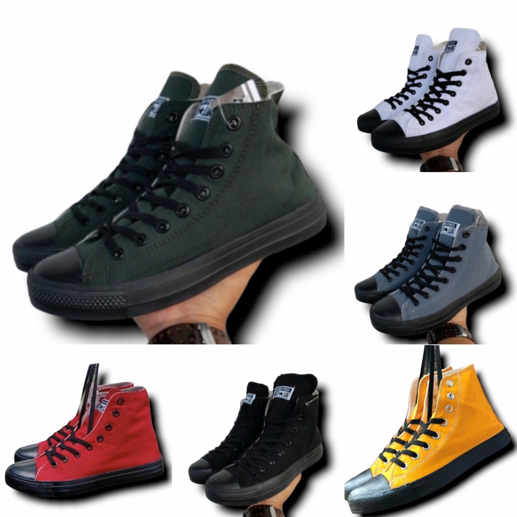 TERLARIS!! Sepatu Converse All Star Boots Sneakers High Berkualitas_Sepatu Kekinian (cod)