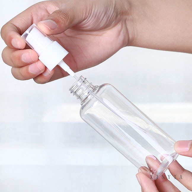 Botol Spray Transparan Kosong Bahan Plastik Isi 30ml / 50ml / 100 ml
