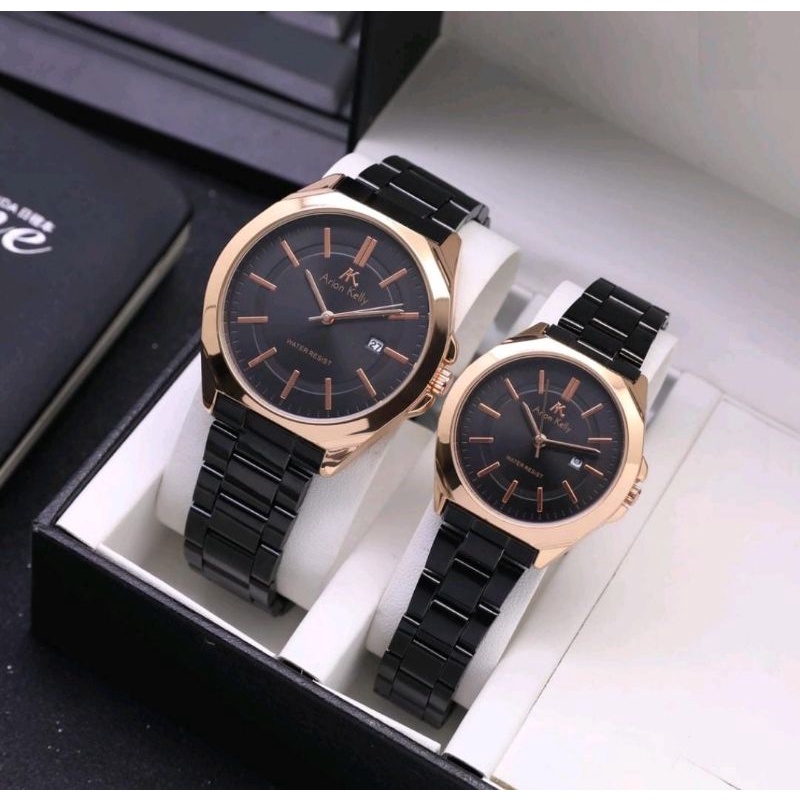 Jam Tangan Sepasang Couple Stainless Steel Jam Tangan Cowo Cewe Coupel