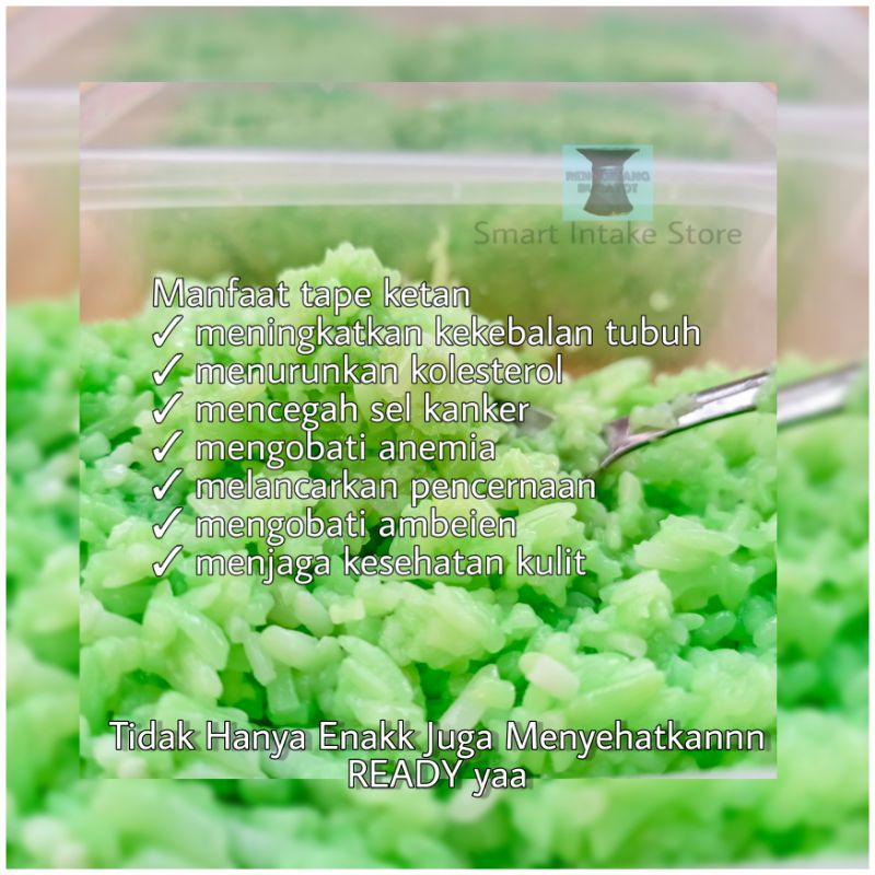 

TAPE KETAN HITAM BANDUNG PEUYEUM KETAN HIJAU BANDUNG 1KG