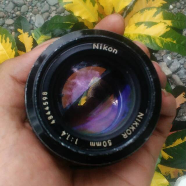 Lensa fix Nikon Nikkor 50mm f1.4 tipe AI