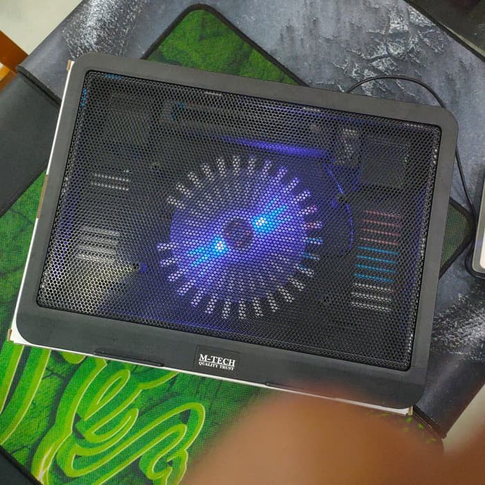 Cooling Fan M-Tech Cp-01 Cooler Pad Pendingin Laptop Mtech Cp 01 Fan