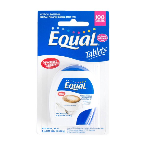 EQUAL Artificial Sweetener 8.5gr - Pemanis Buatan isi 100 tablet