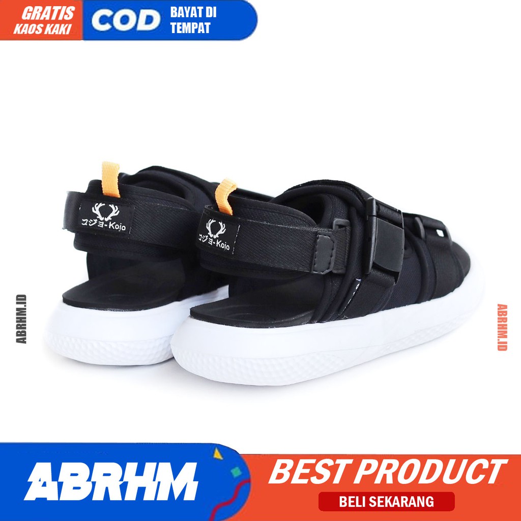 ABRHM x KOJO Sandal Slide Pria Sandal Slop Pria Sendal Selop Cowok / Cowok Ori Distro Keren Kekinian