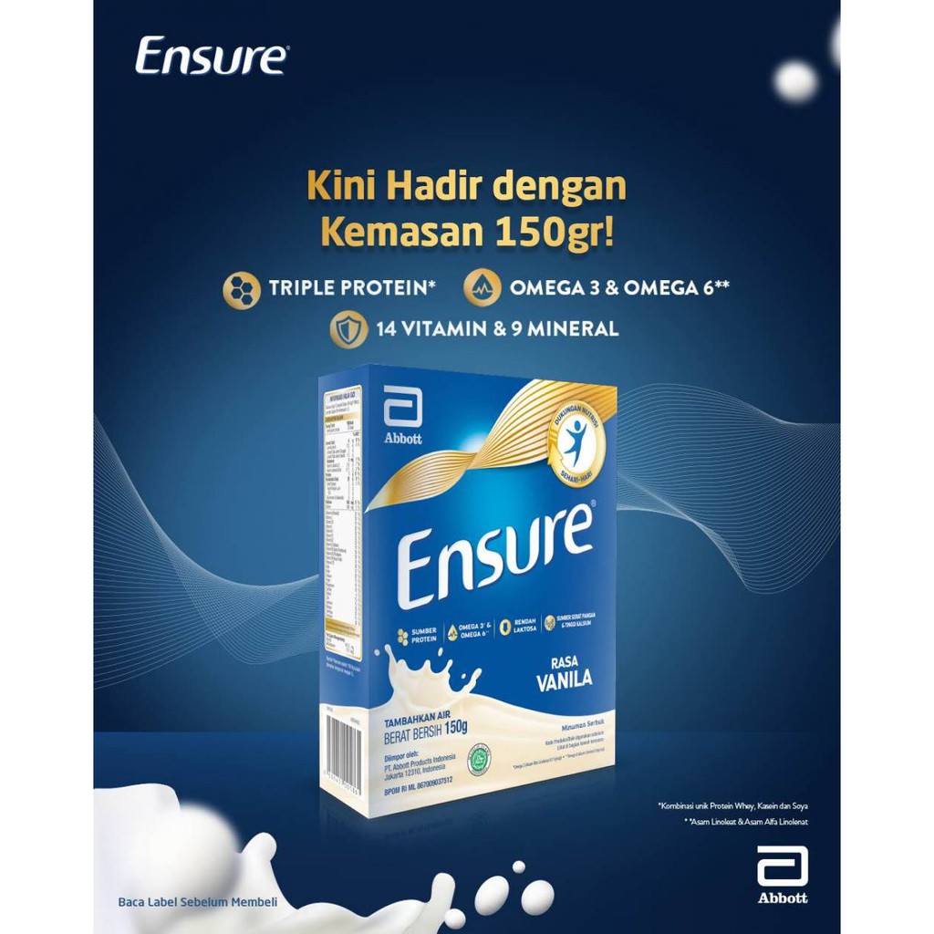 

Ensure Vanila 150gram