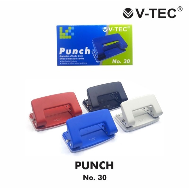 

V-tec Perforator Punch / Pembolong kertas / Pelubang Kertas / Plong Kertas No.30