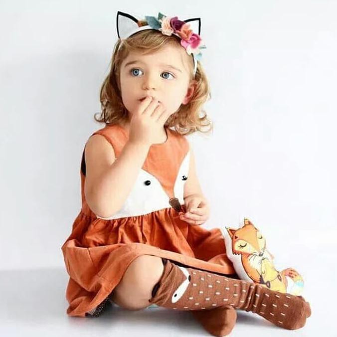 Baju dress anak perempuan 2tahun