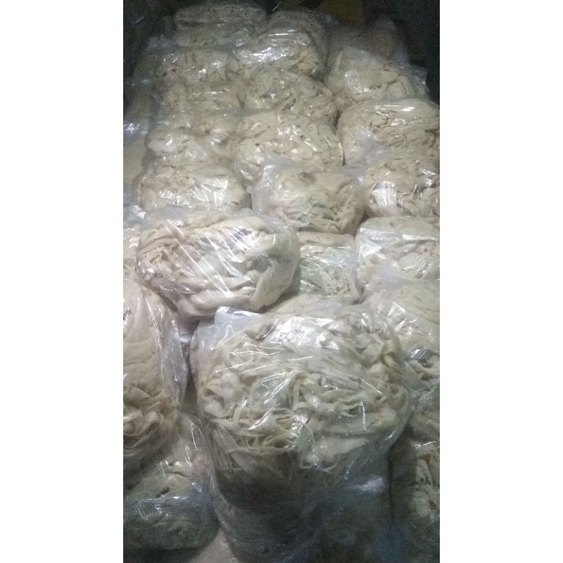 Kriwil kulit kebab/ irisan kulit kebab gurih 1kg murah