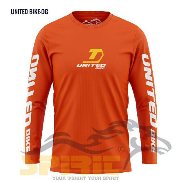 [TERBARU] Kaos Sepeda United Lipat Gunung Lengan Panjang/BAJU KAOS GOWES