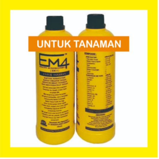 EM4 1 LITER UNTUK TANAMAN PERTANIAN bakteri u produksi kompos