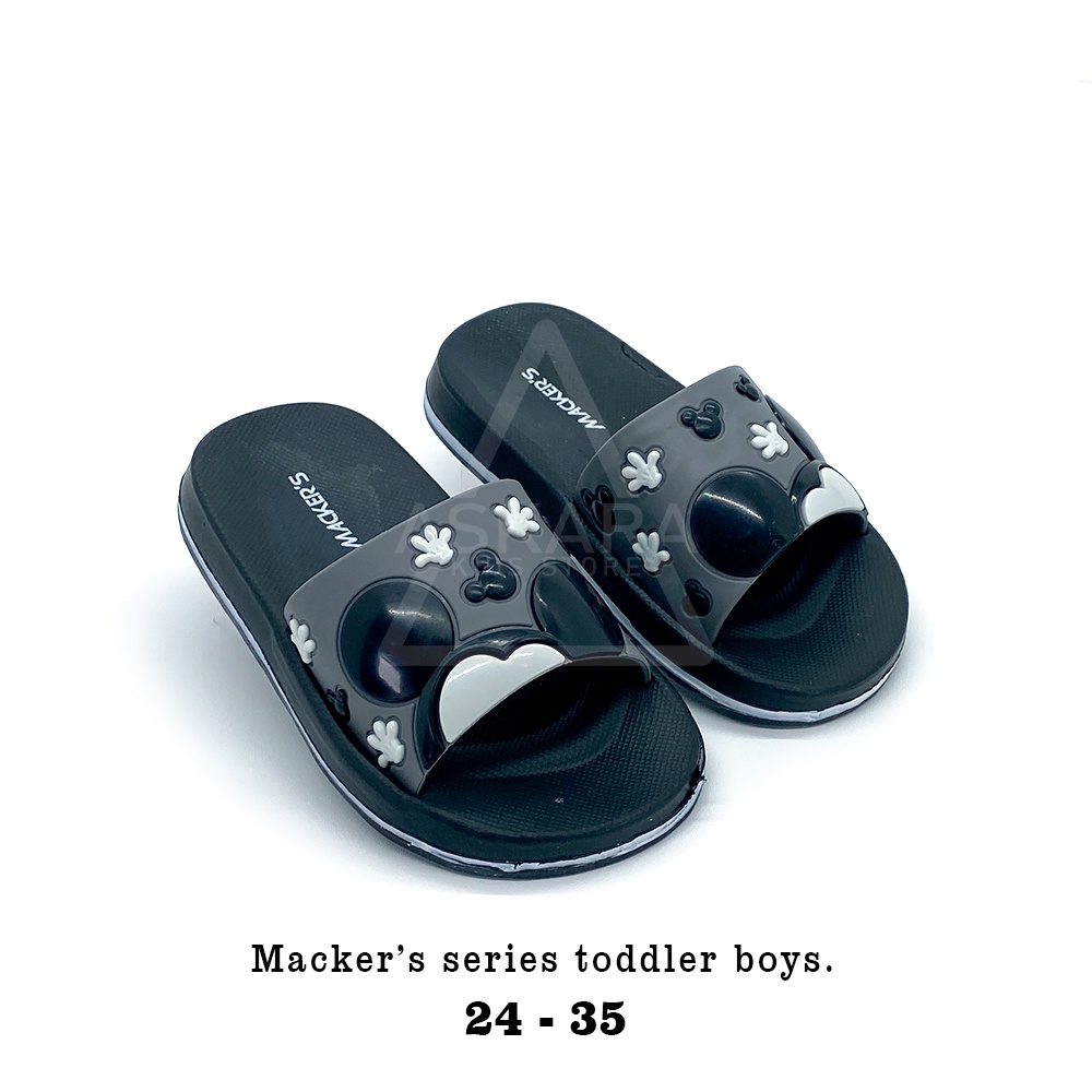 Sandal Kokop Anak laki-laki Macker Mickey AKS 24-35 Terbaru