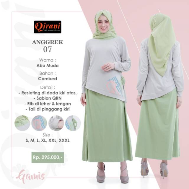 Gamis Unik - Gamis Qirani - Gamis Combed - Dress Muslim Original Qirani