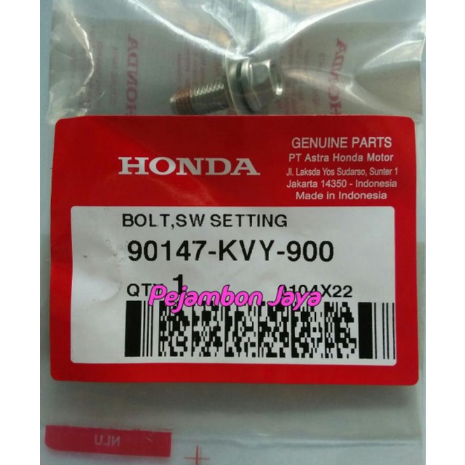 90147KVY900 BOLT SW SETTING