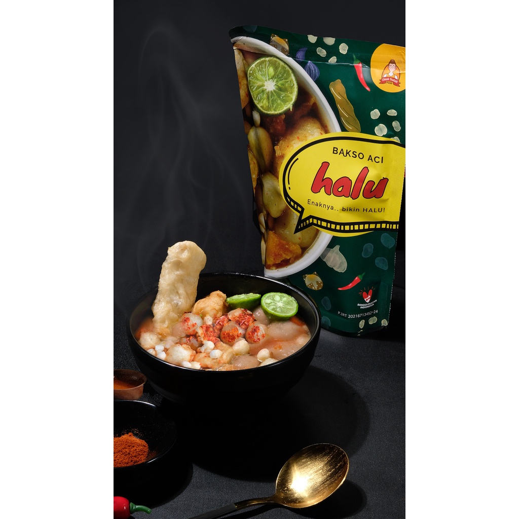 COMBO HALU! 2PC BASO ACI INSTANT HALU - BAKSO ACI HALU - EMAK INDAH FOOD